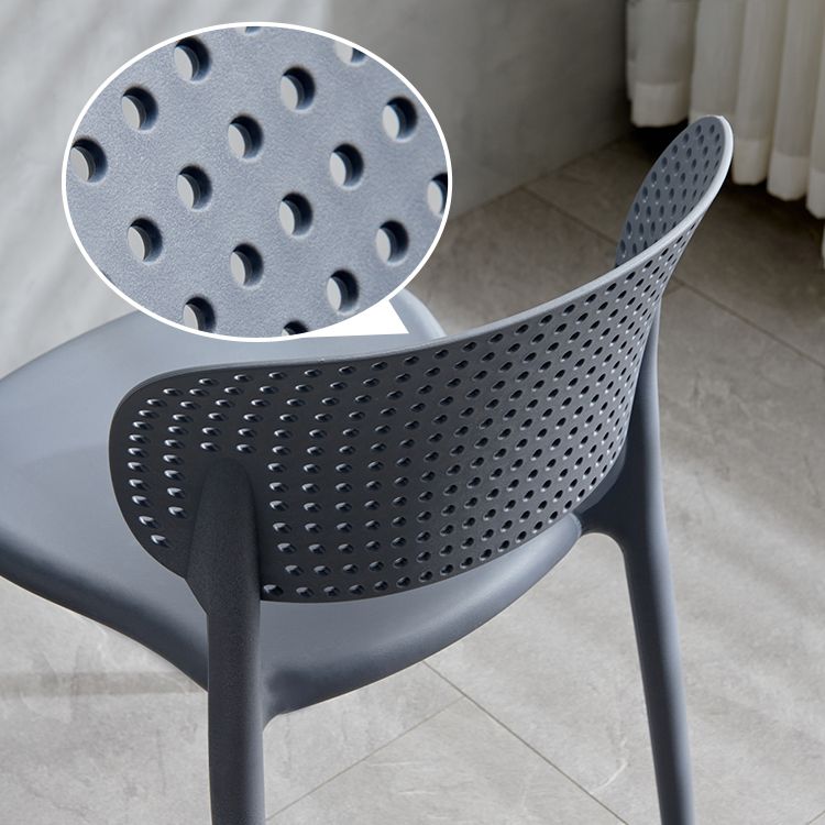 Plastic Contemporary RestaurantSide Chair Colorful Stacking Dining Chair Clearhalo ' kitchen&dining_furn' 'Dining Chairs' 'Dining Tables & Seating' 'dining_chair' 'furn' 'furn_dining_chair' 'Furniture' 'furniture_dining_chair' 'Kitchen & Dining Furniture' 'kitchen' 1200x1200_a70a932a-9cd0-42f3-b637-e9000a0ff8f8