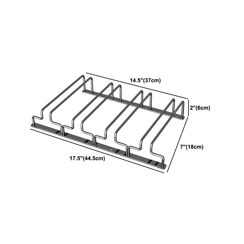 Pastel de vidrio de viento de vino de metal contemporáneo y soporte de vástago en negro