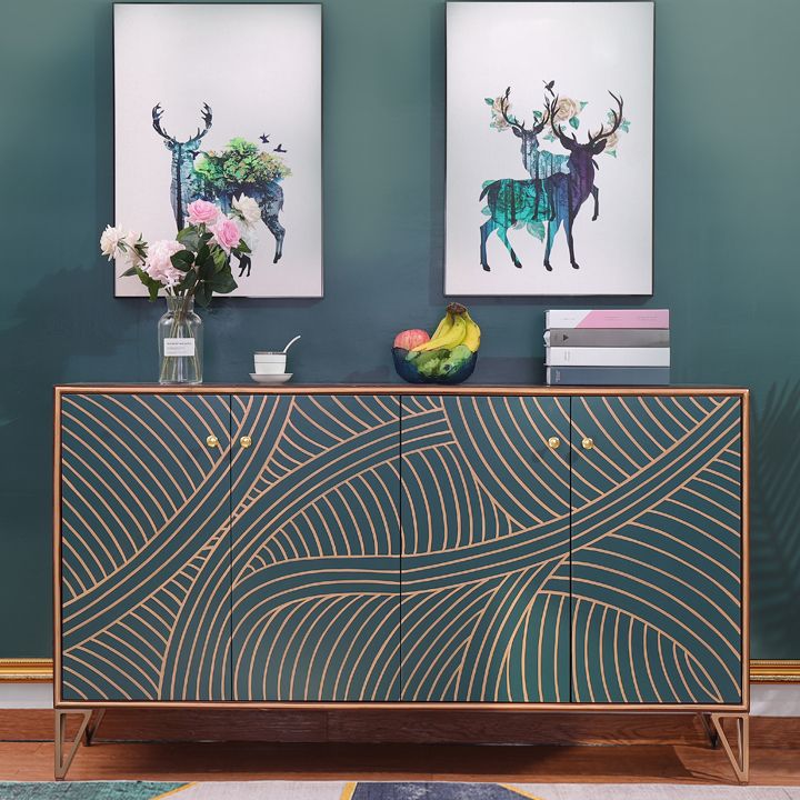 Sala da pranzo glam buffet server server legno buffet server con archiviazione