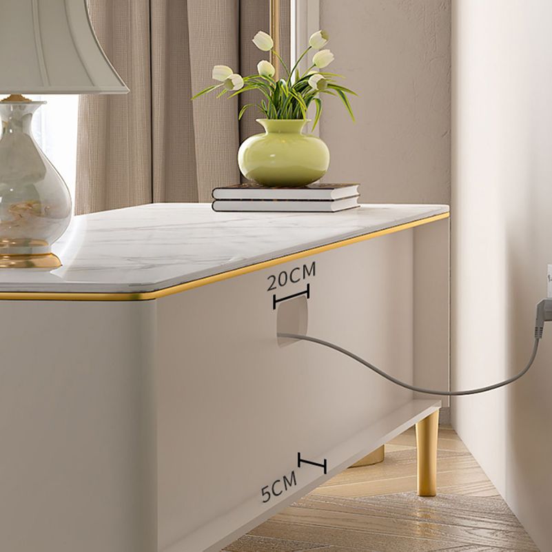 Modern TV Console Stone Media Console TV Stand with 2 Drawers Clearhalo 'furn' 'furn_tv_stands_entertainment_centers' 'Furniture' 'Living Room Furniture' 'TV Stands & Entertainment Centers' 'TV Stands & Media Storage Furniture' 'tv_stands_entertainment_centers' 1200x1200_a70f1108-d121-4bc6-bce6-c2f3ed28d278