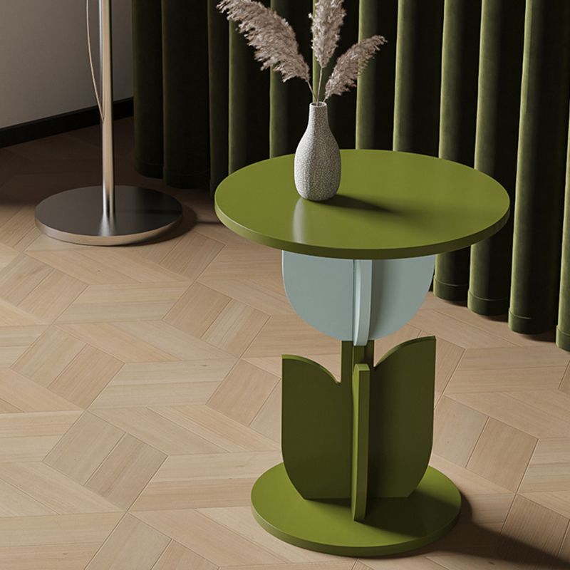 Nordischer runder/geometrischer Couchtisch Holzkaffee oder Endtisch