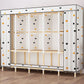 Contemporary Style Wardrobe Solid Wood Wardrobe Closet with Garment Rod