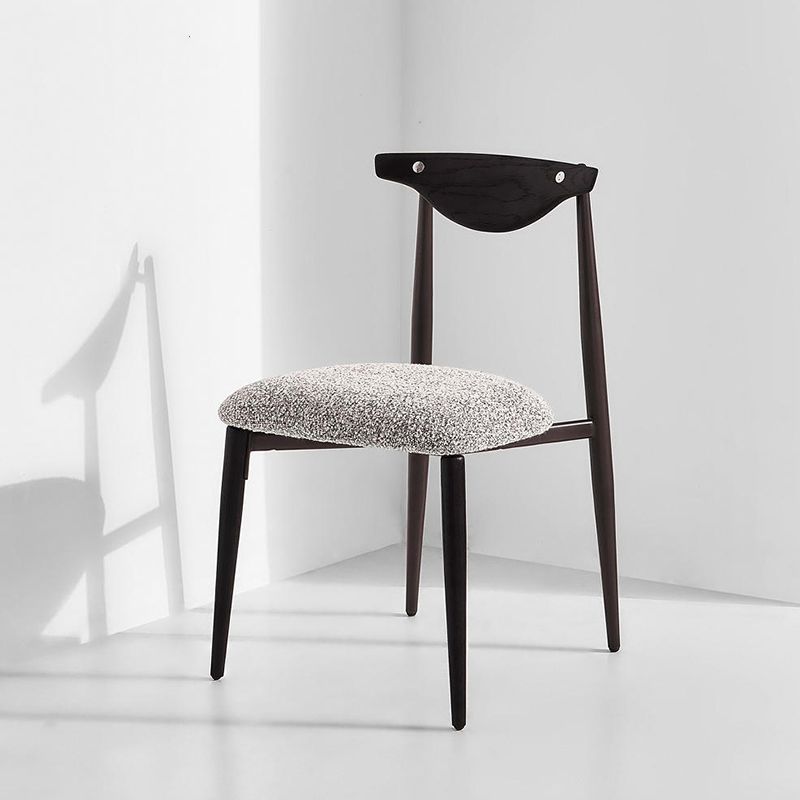 Industrial Style Armless Dining Chairs Solid Wood Open Back Chairs for Bedroom Clearhalo 'Dining Chairs' 'Dining Tables & Seating' 'dining_chair' 'furn' 'furn_dining_chair' 'Furniture' 'Kitchen & Dining Furniture' 1200x1200_a7117cfa-c048-4e0f-ba6f-8e1d6b30c6ba