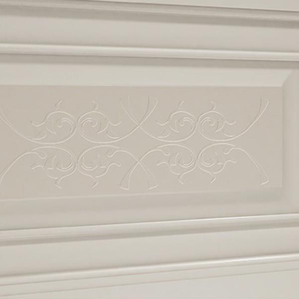 Armadio moderno bianco moderno a 2 porte con cassetti del guardaroba di plastica