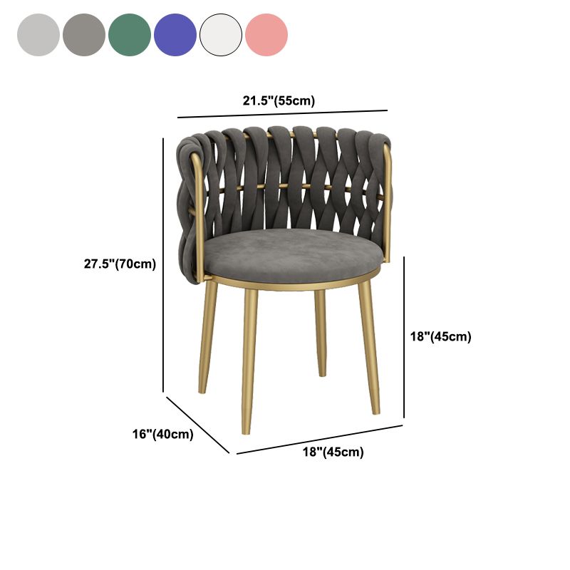 Velvet Upholstered Dining Chair Modern Furniture in Matte Finish for Indoor Clearhalo 'Dining Chairs' 'Dining Tables & Seating' 'dining_chair' 'furn' 'furn_dining_chair' 'Furniture' 'Kitchen & Dining Furniture' 1200x1200_a713550c-8caa-43d3-8b8b-a164cf434dbe
