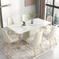 Nordic 1/5/6/7 Pieces Dining Set Rectangle Stone Dining Table for Dining Room Clearhalo 'Dining Room Sets' 'Dining Tables & Seating' 'dining_room_set' 'furn' 'furn_dining_room_set' 'Furniture' 'Kitchen & Dining Furniture' 1200x1200_a7149c85-0cc2-4d37-9b1c-88adc8fdc27c