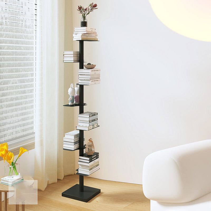 12 "brede hedendaagse plank boekenkast open planken opgenomen boekenkast