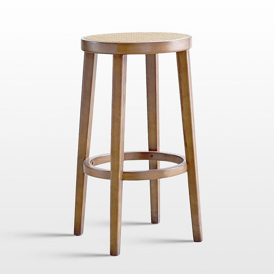 Solid Wood Counter Height Stools Backless Bar and Counter Stool
