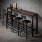 Industrial Style Square Leather Seat with Metal Legs Counter Stool for Kitchen Bar Clearhalo 'Bar Furniture' 'Bar Stools' 'bar_stools' 'furn' 'furn_bar_stools' 'furniture_bar_stools' 'Kitchen & Dining Furniture' 'kitchen&dining_furn' 'kitchen' 'kitchen_furn' Furniture' 1200x1200_a7173ce7-4a56-4052-bd40-4139ca5ffbda