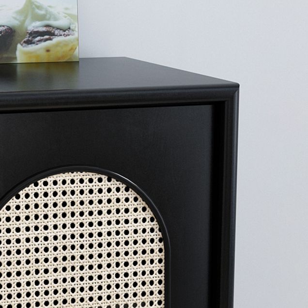 15.75"W Sideboard Contemporary Style Solid Wood Dining Server for Living Room Kitchen Clearhalo 'buffet_sideboard' 'Buffets & Sideboards' 'furn' 'furn_buffet_sideboard' 'Furniture' 'Kitchen & Dining Furniture' 1200x1200_a71adc89-7d2f-4d52-a523-9583ee424b1b