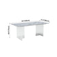 Acrylic Traditional Luxury Indoor Table Rectangle Sintered Stone Table Clearhalo ' dining_table' 'Dining Tables & Seating' 'Dining Tables' 'furn' 'furn_dining_table' 'Furniture' 'furniture_dining_table' 'Kitchen & Dining Furniture' 'kitchen&dining_furn' 'kitchen' 'kitchen_dining_table' 1200x1200_a71bb7b7-9692-43d6-b050-3f976f249b34
