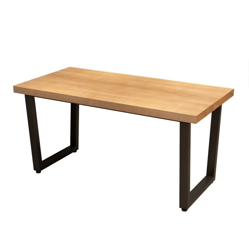 Light Wood Finish Dining Table Set 1/4/5 Pieces Industrial Dinette Set for Home Clearhalo 'Dining Room Sets' 'Dining Tables & Seating' 'dining_room_set' 'furn' 'furn_dining_room_set' 'Furniture' 'Kitchen & Dining Furniture' 1200x1200_a71c6618-bc6b-4112-a1d1-fb1fbb23ac60