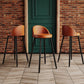 Faux Leather Armless Bar Stool Industrial Low Back Bar Chair with Metal Footrest Clearhalo 'Bar Furniture' 'Bar Stools' 'bar_stools' 'furn' 'furn_bar_stools' 'Furniture' 'Kitchen & Dining Furniture' 1200x1200_a71e270a-5e89-4bea-a478-2d5e6f82351c