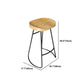 Modern 1/4 Pieces Bar Table Set Rectangle Pine Wood Counter Table with Stools for Balcony Clearhalo 'Bar Furniture' 'furn' 'furn_home_bar_bar_sets' 'Furniture' 'Home Bars & Bar Sets' 'home_bar_bar_sets' 'Kitchen & Dining Furniture' 1200x1200_a723672a-98cf-49b1-a0b9-5bf22eab316b