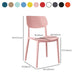 Nordic Stackable Backrest Chair with Acrylic Legs for Dining Room
