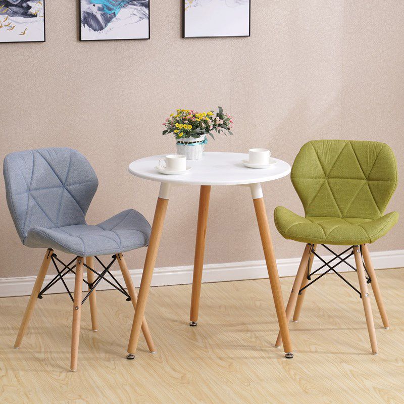 Wooden Dining Room Table for 2 Person with Natural Wood Legs Clearhalo 'Dining Tables & Seating' 'Dining Tables' 'dining_table' 'furn' 'furn_dining_table' 'Furniture' 'Kitchen & Dining Furniture' 1200x1200_a725aeee-d899-4351-83db-869aee53000a