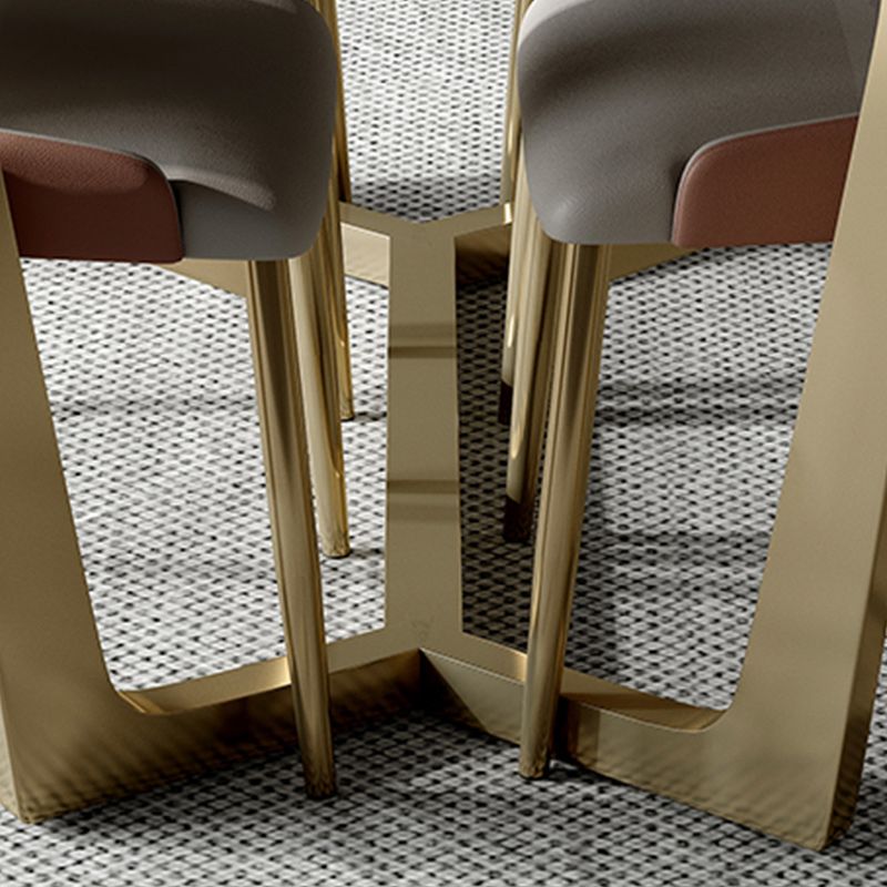 Glam 1/4/5/7 Pieces Rectangle Dinette Set with Sintered Stone Scalable Dining Table Set Clearhalo 'Dining Room Sets' 'Dining Tables & Seating' 'dining_room_set' 'furn' 'furn_dining_room_set' 'Furniture' 'furniture_dining_room_set' 'Kitchen & Dining Furniture' 1200x1200_a7263938-f632-4ccc-b317-d316814f7a3e