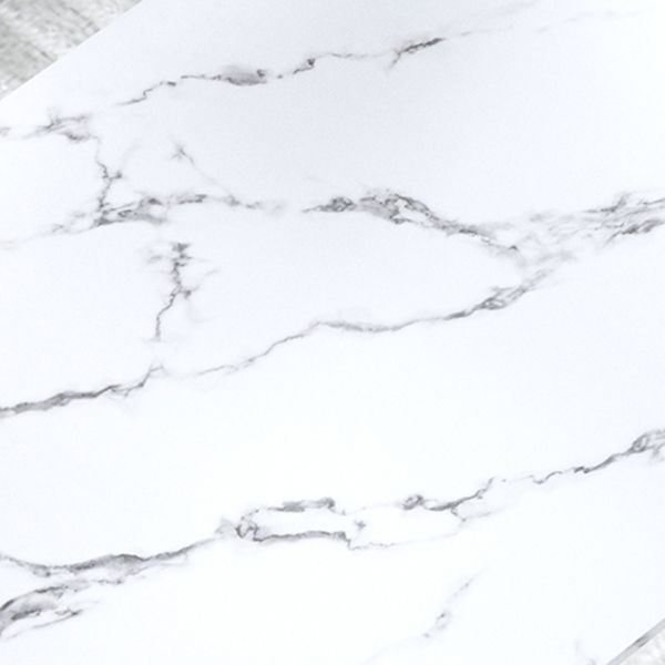 Table à manger de luxe traditionnelle rectangle haut de pierre