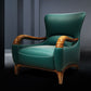 Traditional Wood Living Room Armchair Real Aniline Leather Accent Armchair Clearhalo 'Accent Chairs' 'accent_chairs' 'Chairs & Seating' 'furn' 'furn_accent_chairs' 'Furniture' 'Living Room Furniture' 1200x1200_a7283f11-38c5-45b8-aed5-2a15880dd5bc