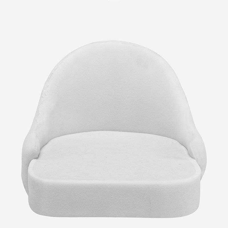 Modern Armless Backrest Counter Stool Iron Bedroom Bar Stool with Cushion and Pedal Clearhalo 'Bar Furniture' 'Bar Stools' 'bar_stools' 'furn' 'furn_bar_stools' 'Furniture' 'furniture_bar_stools' 'Kitchen & Dining Furniture' 1200x1200_a72963f7-9980-4100-a363-be964a8eddfb