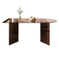 Tempered Glass Dining Table Double Pedestal Base Free Form Table for Home Clearhalo ' dining_table' 'Dining Tables & Seating' 'Dining Tables' 'furn' 'furn_dining_table' 'Furniture' 'furniture_dining_table' 'Kitchen & Dining Furniture' 'kitchen&dining_furn' 'kitchen' 'kitchen_dining_table' 1200x1200_a7299007-23f8-4ece-84b1-e064cfe43380