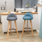 Scandinavian Upholstered Footrest Barstool Matte Finish Wood Bristol Stool Clearhalo 'Bar Furniture' 'Bar Stools' 'bar_stools' 'furn' 'furn_bar_stools' 'Furniture' 'furniture_bar_stools' 'Kitchen & Dining Furniture' 1200x1200_a72a469c-7a39-4507-9c63-4a07e97cfc73