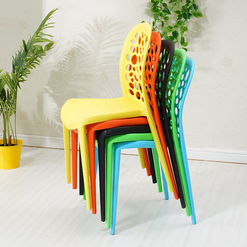 Contemporary Kitchen Dining Side Chair Plastic Armless Chair Clearhalo 'Dining Chairs' 'Dining Tables & Seating' 'dining_chair' 'furn' 'furn_dining_chair' 'Furniture' 'Kitchen & Dining Furniture' 1200x1200_a72a6930-3b2b-40cc-a0aa-efb62341b06a