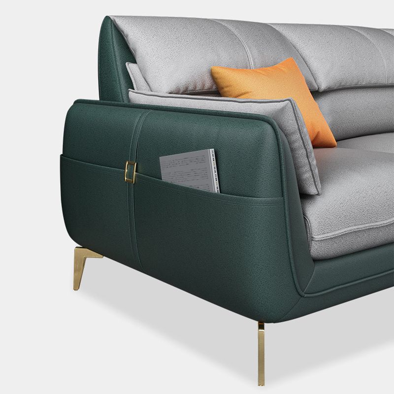 Contemporary 4-Seater with Storage and Pillow Back for Living Room Clearhalo 'furn' 'furn_sectionals' 'Furniture' 'Living Room Furniture' 'Sectionals' 1200x1200_a72af335-003e-47aa-8176-52411628c203