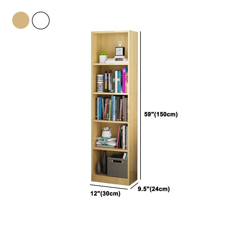 Artificial Wood Bookcase Contemporary Style Bookshelf for Home Office Study Room Clearhalo 'Bookcases' 'furn' 'furn_bookcases' 'Furniture' 'furniture_bookcases' 'Office Furniture' 1200x1200_a72b1421-6e08-44d7-93a1-f0f3f0661729