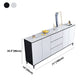 Sieto sideboard a buffet in stile moderno e sideboard del cassetto per cucina