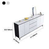Sieto sideboard a buffet in stile moderno e sideboard del cassetto per cucina