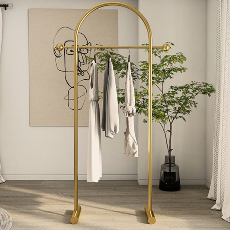 Gold Hall Stand Magnificent Metal Entry Hall Árbol con ganchos