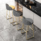 Scandinavian Iron Counter Stools Upholstered Low Back Bar Stools with Round Seat Clearhalo 'Bar Furniture' 'Bar Stools' 'bar_stools' 'furn' 'furn_bar_stools' 'furniture_bar_stools' 'Kitchen & Dining Furniture' 'kitchen&dining_furn' 'kitchen' 'kitchen_furn' Furniture' 1200x1200_a7300068-8240-4e85-aef3-53b8e9ea2135