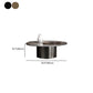Modern Round Slate Cocktail Table Stainless Steel Pedestal Coffee Table Clearhalo 'Coffee & Accent Tables' 'Coffee Tables' 'coffee_tables' 'furn' 'furn_coffee_tables' 'Furniture' 'Living Room Furniture' 1200x1200_a732e7ec-f2a2-4143-819e-76dc826fb389
