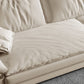 Scandinavian Cream Cushion Back Stain-Resistant Faux Leather Sofa Clearhalo 'furn' 'furn_sectionals' 'Furniture' 'Living Room Furniture' 'Sectionals' 1200x1200_a735193b-3982-4ca9-bd59-36163e56d33e