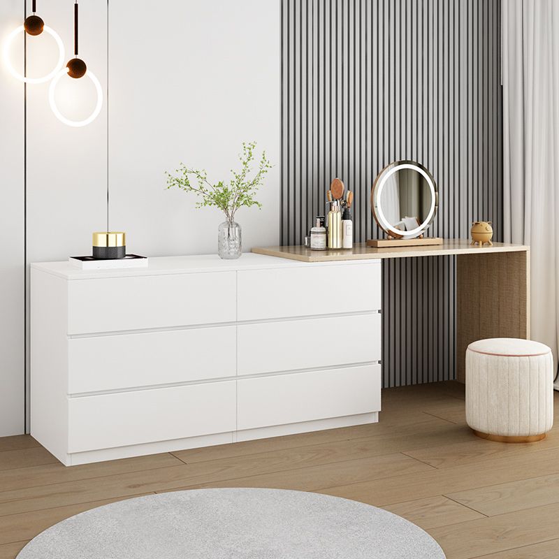 15,75 "tavolo da scrivania per trucco in legno in legno in legno massiccio con cassetti con cassetti