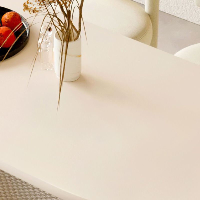 Double Pedestal Dining Table Solid Wood Dining Table in White for Dining Room Clearhalo 'Dining Tables & Seating' 'Dining Tables' 'dining_table' 'furn' 'furn_dining_table' 'Furniture' 'Kitchen & Dining Furniture' 1200x1200_a735e54b-90f9-4719-85b1-002c0a5353ea