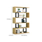 Scandinavian Wood Open Back Shelf Bookcase with Shelves for Home Office Clearhalo 'Bookcases' 'furn' 'furn_bookcases' 'Furniture' 'Office Furniture' 1200x1200_a737bb9b-2690-4d90-b60b-965950565f77