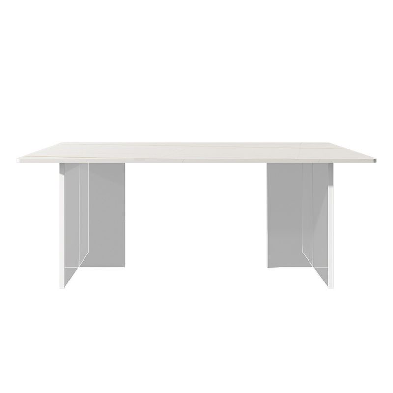Stone Top Table Traditional Luxury Dining Table with Double Pedestal Base Clearhalo 'Dining Tables & Seating' 'Dining Tables' 'dining_table' 'furn' 'furn_dining_table' 'Furniture' 'furniture_dining_table' 'Kitchen & Dining Furniture' 'kitchen' 'kitchen_dining_table' 1200x1200_a7397e88-d7b3-4673-ac0b-e4ad99a02d62