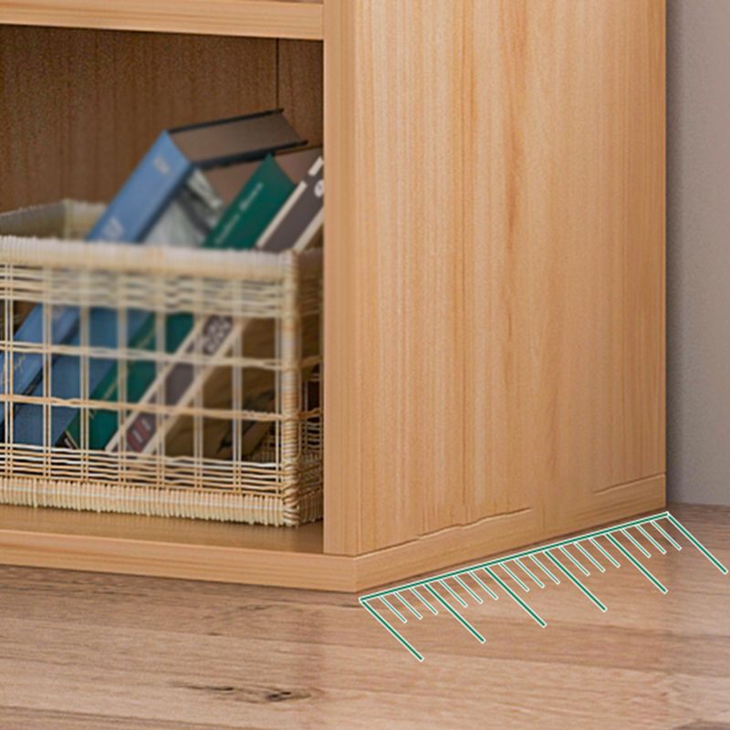 Contemporary Style Bookshelf Engineered Wood Closed Back Shelf Bookcase Clearhalo 'Bookcases' 'Furniture' 'furniture_bookcases' 'kitchen' 'kitchen_bookcases' 'Living Room Furniture' 'Office Furniture' 1200x1200_a739b16e-5212-4a6d-b34a-9d945f12013b