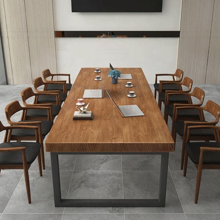 Bureau d'écriture en bois marron