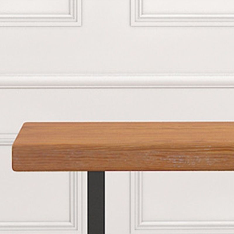 Table de comptoir rectangulaire en bois de style industriel, pour la maison