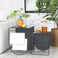 Mesa de centro rectangular Mid-Century moderna con tablero y base de hierro