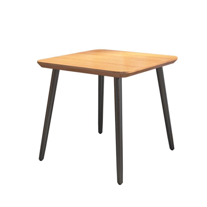 Industrial Style Natural Wood Table Metal 4 Legs Dining Table Clearhalo 'Dining Tables & Seating' 'Dining Tables' 'dining_table' 'furn' 'furn_dining_table' 'Furniture' 'Kitchen & Dining Furniture' 1200x1200_a73e5212-58af-4535-b87b-085d3fe952ff