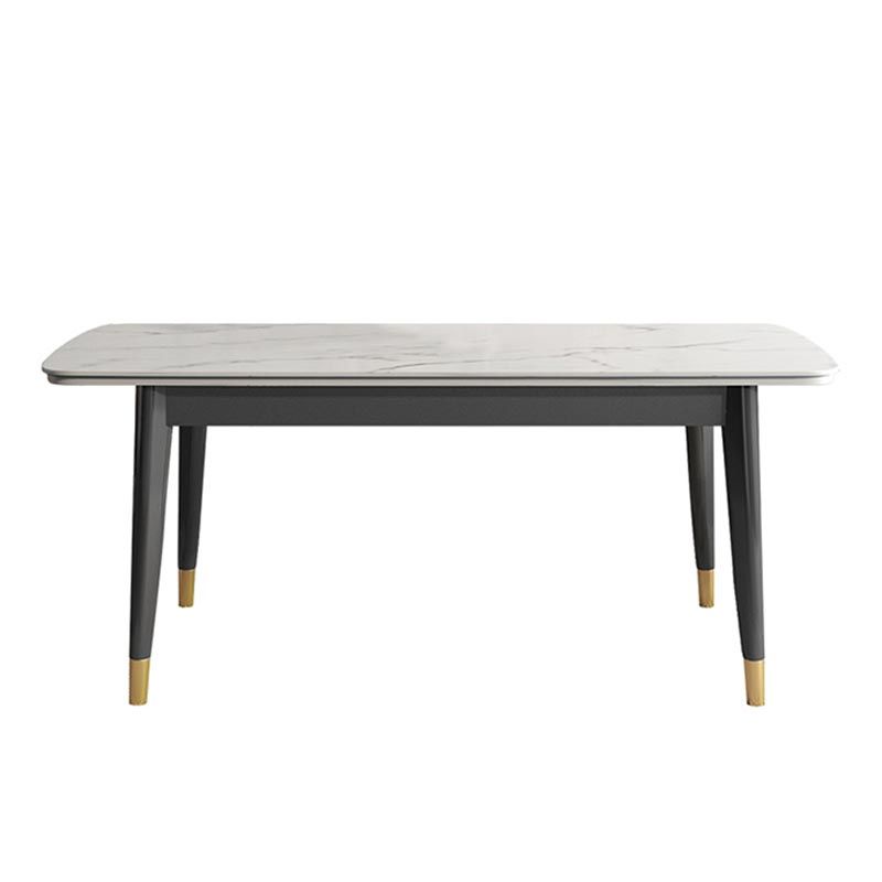 4-foot Metal Table Rectangle Stone Top Traditional Luxury Dining Site Table Clearhalo 'Dining Tables & Seating' 'Dining Tables' 'dining_table' 'furn' 'furn_dining_table' 'Furniture' 'Kitchen & Dining Furniture' 1200x1200_a7404a3a-0e8d-478f-b8af-368aeab45e56