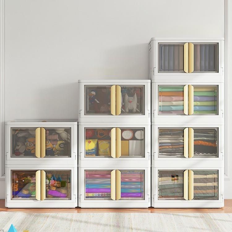 Eigentijdse niet-hangende Armoire plastic vrijstaande garderobe kast met deur