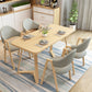 Fixed Contemporary Solid Wood Dining Room Set with Rectangle Shape Dining Set for Restaurant Clearhalo 'Dining Room Sets' 'Dining Tables & Seating' 'dining_room_set' 'furn' 'furn_dining_room_set' 'Furniture' 'furniture_dining_room_set' 'Kitchen & Dining Furniture' 'kitchen&dining_furn' 'kitchen' 1200x1200_a74c82da-c774-4233-af10-4804f2d8193c