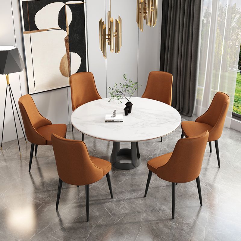 Fabric Dining Side Chair Modern Parsons Armless Chair for Dining Room Clearhalo 'Dining Chairs' 'Dining Tables & Seating' 'dining_chair' 'furn' 'furn_dining_chair' 'Furniture' 'Kitchen & Dining Furniture' 1200x1200_a74e43b8-b465-41b1-a2b0-08da673bc79e