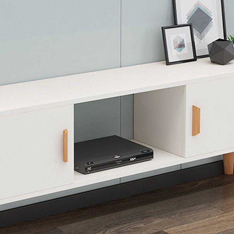 Beech Natural 19.7-inch H TV Stand Scandinavian TV Stand With Storage