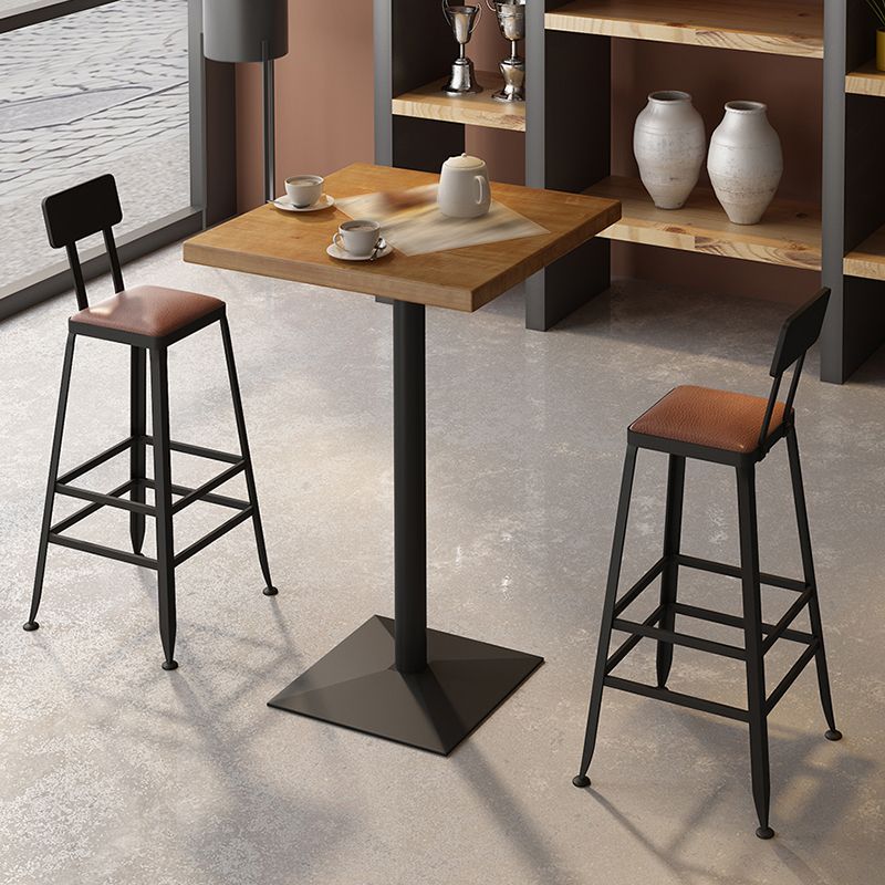 Tabourets de comptoir contemporain chaise de comptoir arrière bas pour restaurant